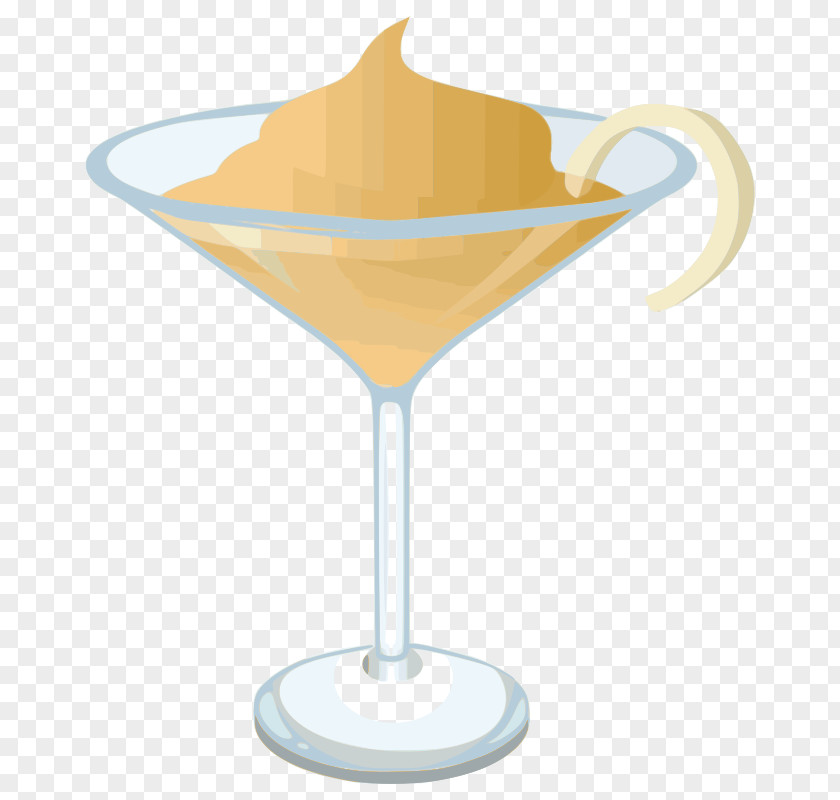 Ice Cream Cocktail Garnish Martini Sundae PNG