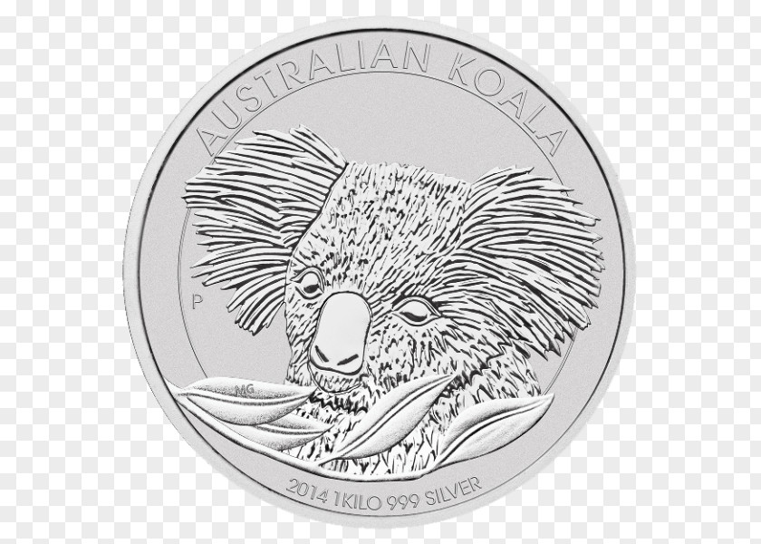 Koalas Australia Perth Mint Koala Bullion Coin Silver PNG