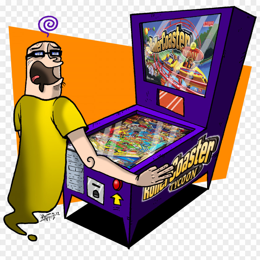 Rollercoaster Tycoon 2 Arcade Game RollerCoaster 3 Pinball Video Plain PNG