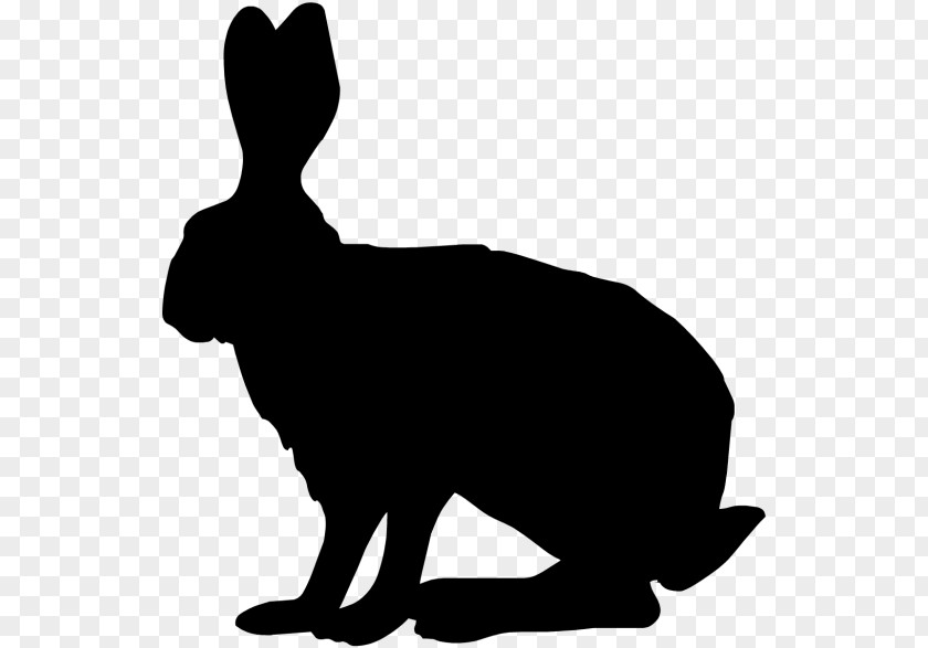 Silhouette Domestic Rabbit Hare Watership Down Clip Art PNG