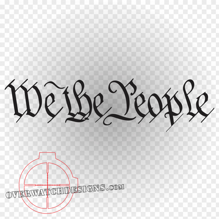 United States Preamble To The Constitution Decal PNG