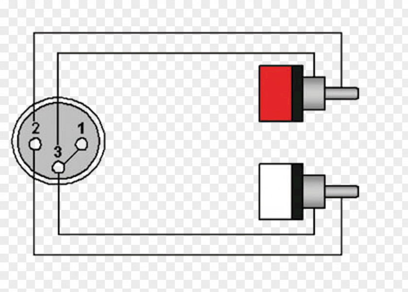 Wiring Diagram XLR Connector RCA Phone PNG