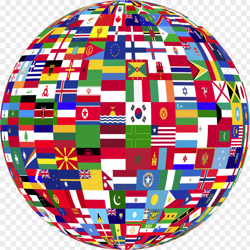 Country Globe Flags Of The World United States PNG