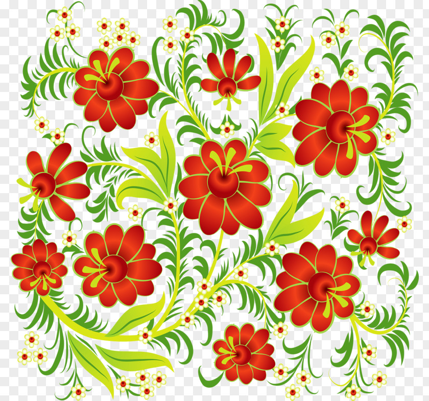 Floral Design Motif Image Ornament PNG