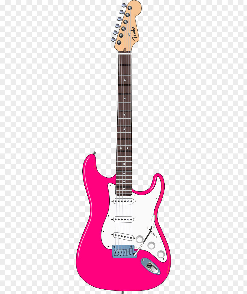 Pink Guitar Fender Stratocaster Bullet Electric Musical Instruments Corporation PNG