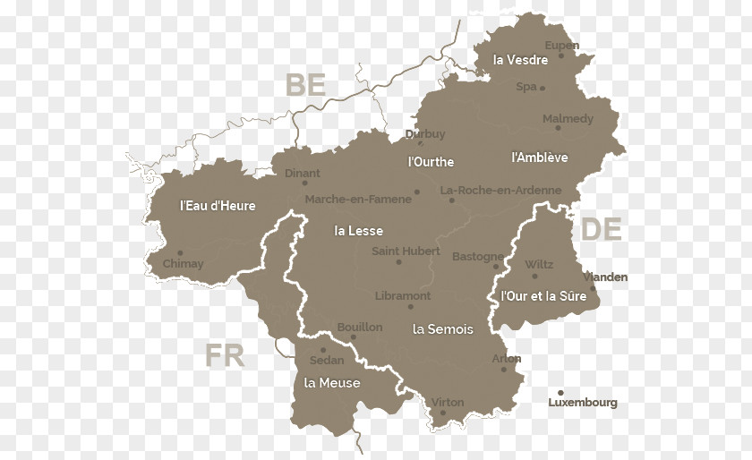 Belgium Map Ardennes Bastogne Signal De Botrange Battle Of The Bulge Gaume PNG