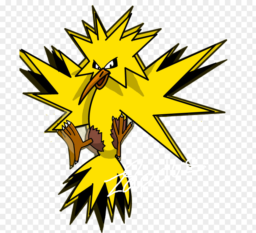 Zapdos Poster Beak Clip Art Illustration Cartoon PNG