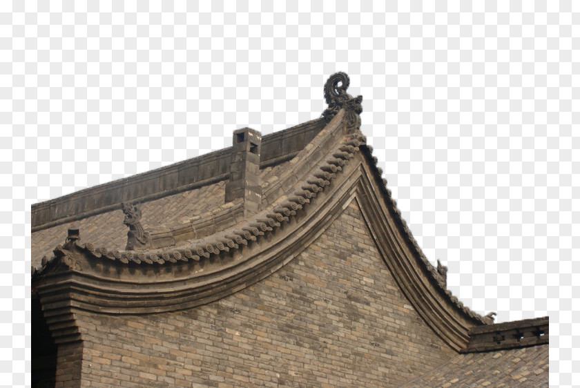 Brick House Ridge Roof Architecture PNG
