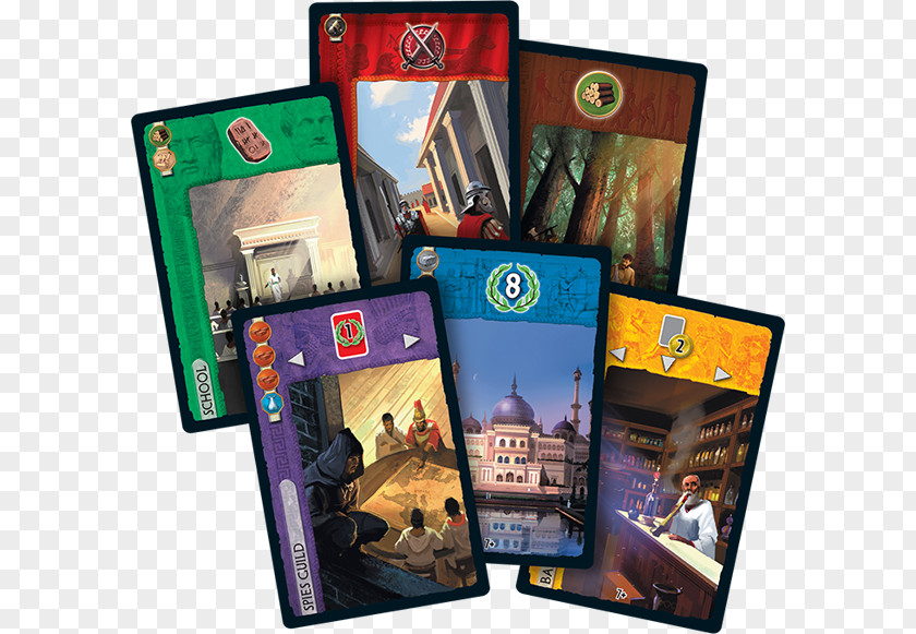 7 Wonders Board Game Asmodee Spiel Des Jahres PNG