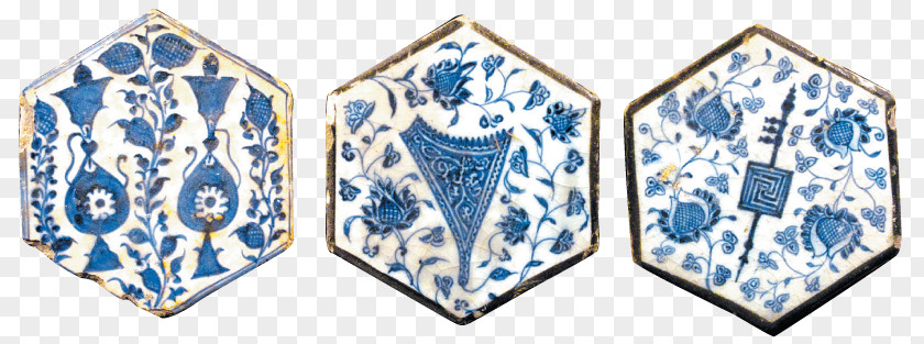 Ceramic Tile Cobalt Blue Body Jewellery Recreation PNG