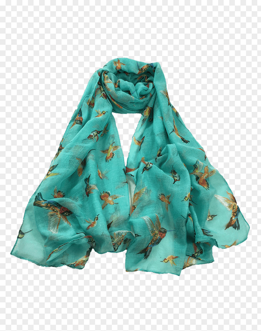 Clothes Sale Scarf Turquoise PNG