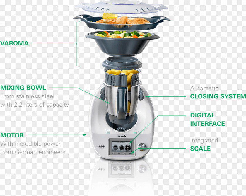 Cooking Thermomix Food Processor Home Appliance Vorwerk PNG