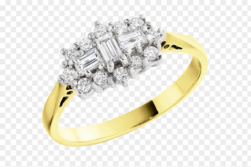 Creative Wedding Dress Earring Ring Diamond Engagement PNG