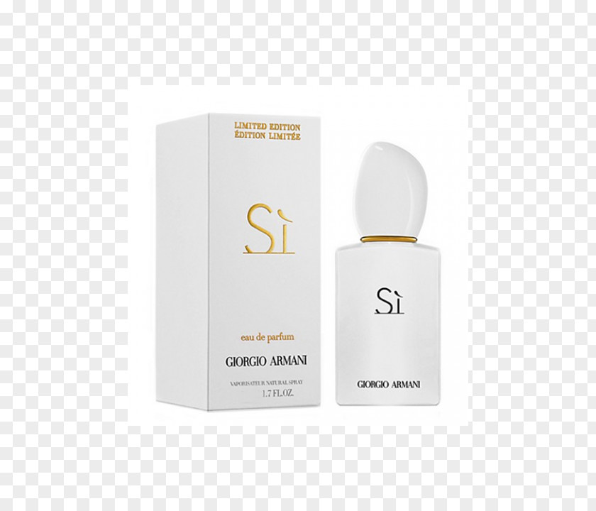 Perfume Giorgio Armani Si Eau De Parfum Spray White Limited Edition 50ml EDP PNG