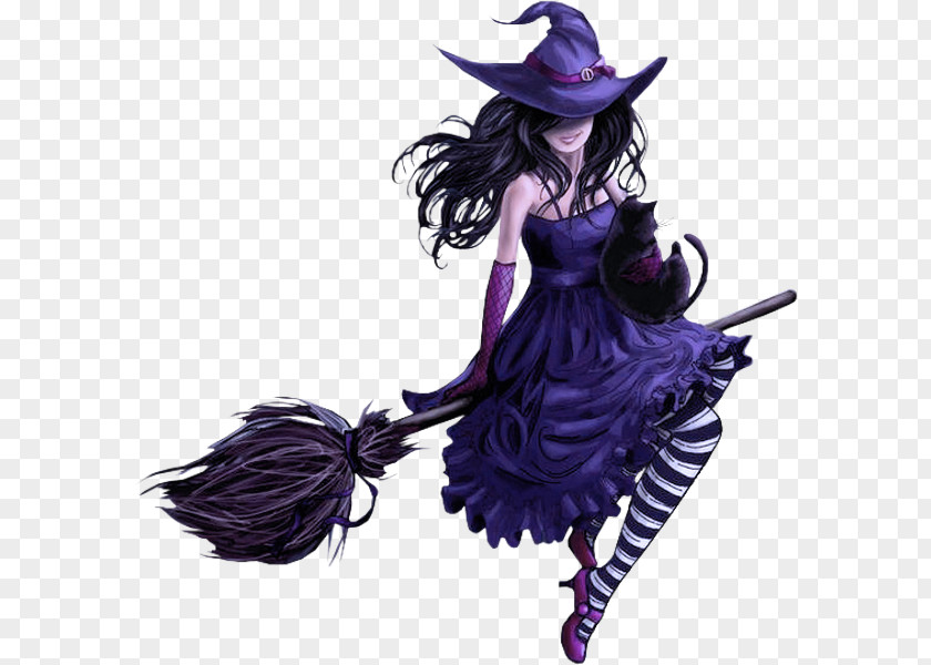 Hat Costume Purple Violet Witch Accessory PNG