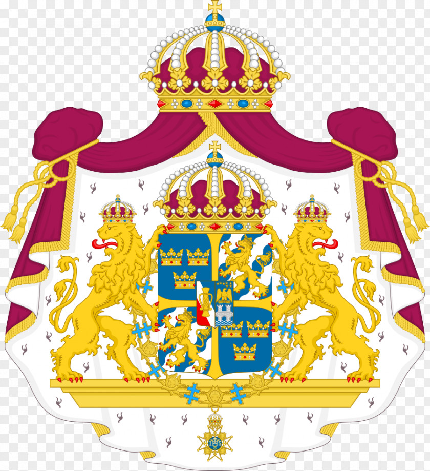 Lion Coat Of Arms Sweden Swedish Empire National PNG
