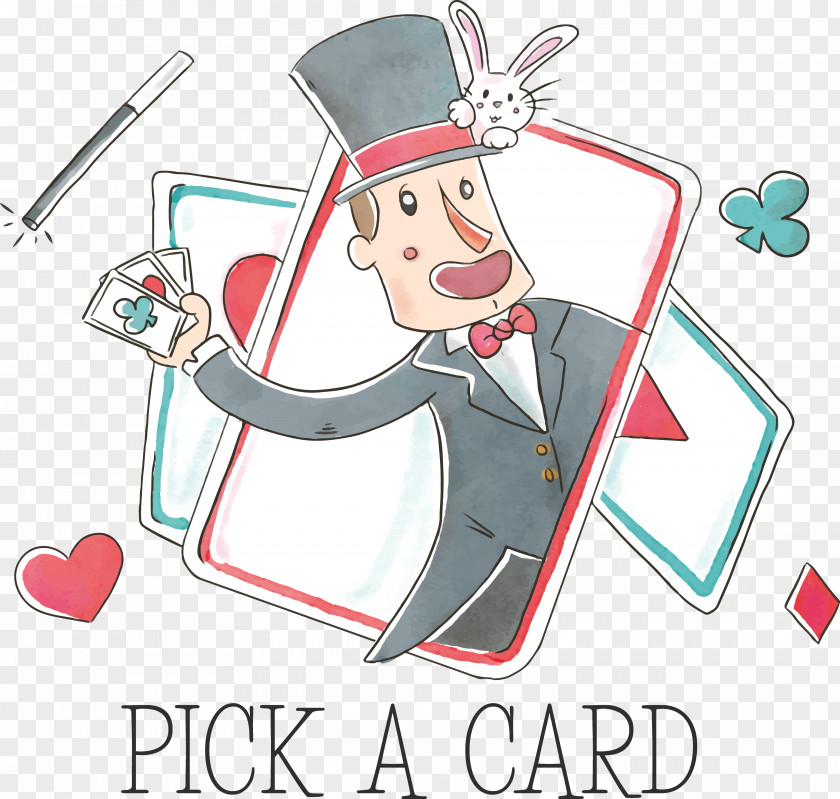 Magician Tools Circus Illustration PNG