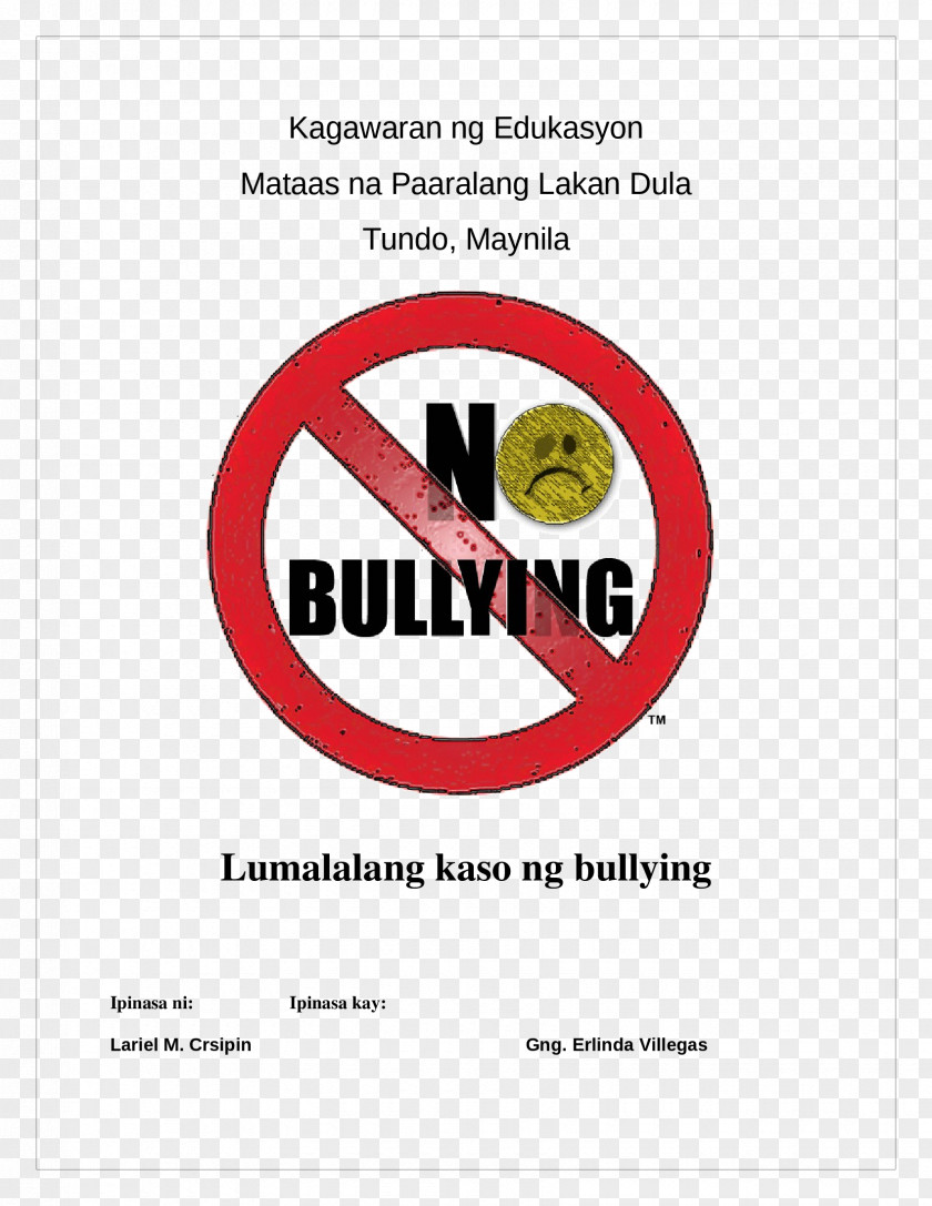 Reporting Bullying At School Brand Font Necklace Text Messaging PNG