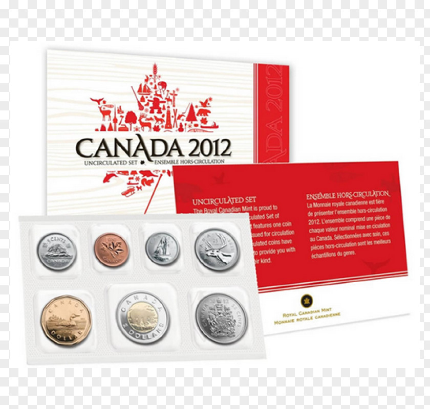Uncirculated Coin Canada Proof Coinage Set PNG