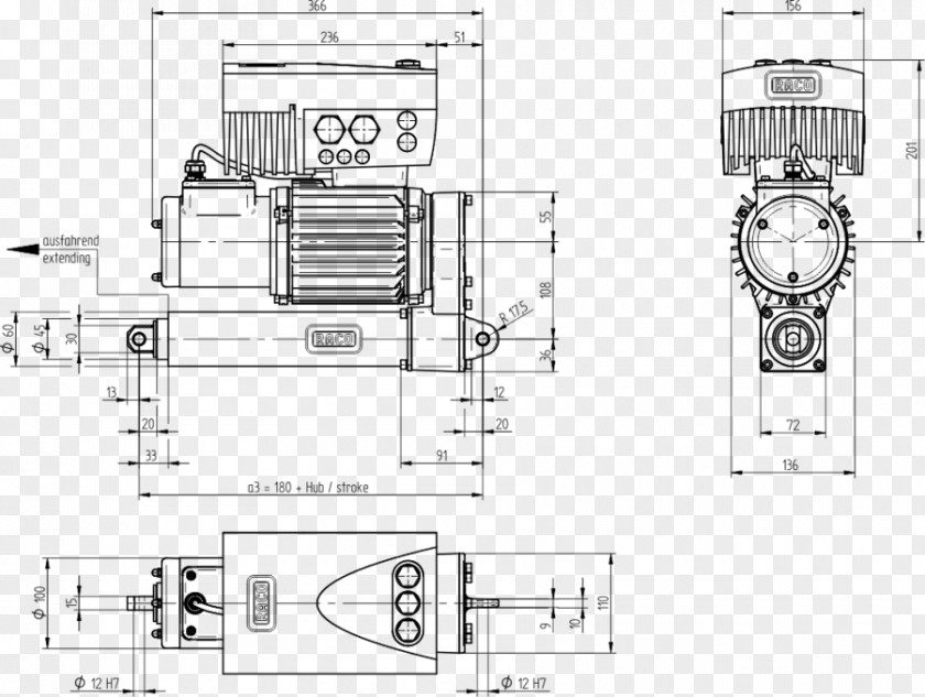 High-end Decadent Strokes Technical Drawing Diagram Engineering PNG