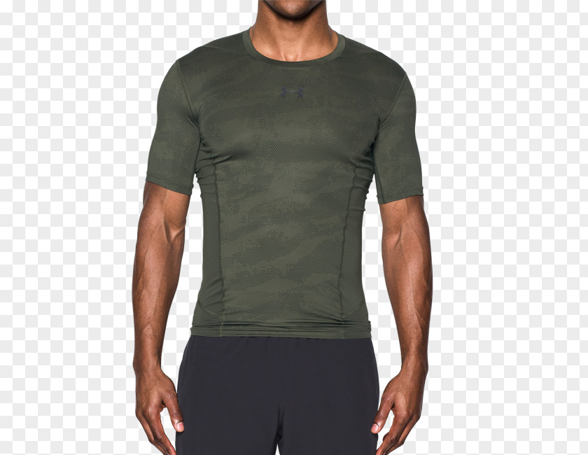 T-shirt Under Armour Sleeve Sneakers PNG