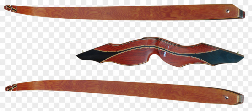 Wooden Archery Bow Case Goggles PNG