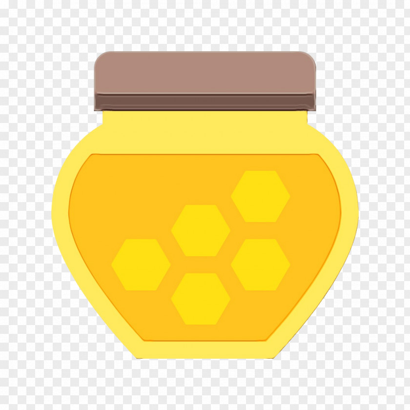 Yellow Honeybee Pattern Honey Bee PNG