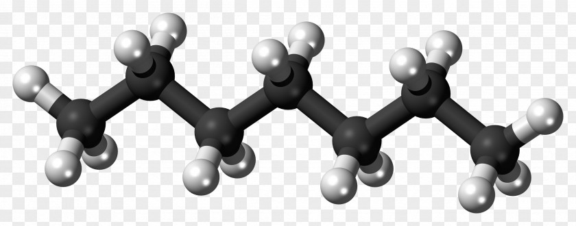 3d Creative Pentane Molecule Molecular Model Ball-and-stick Heptane PNG