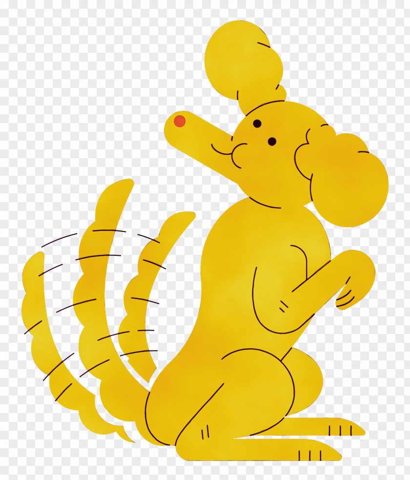 Cartoon Line Yellow Lon:0jjw Material PNG