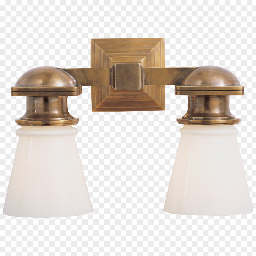 Double Light Fixture Sconce Lighting Glass PNG