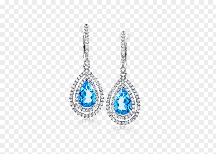 Jewellery Earring Gold Topaz Diamond PNG