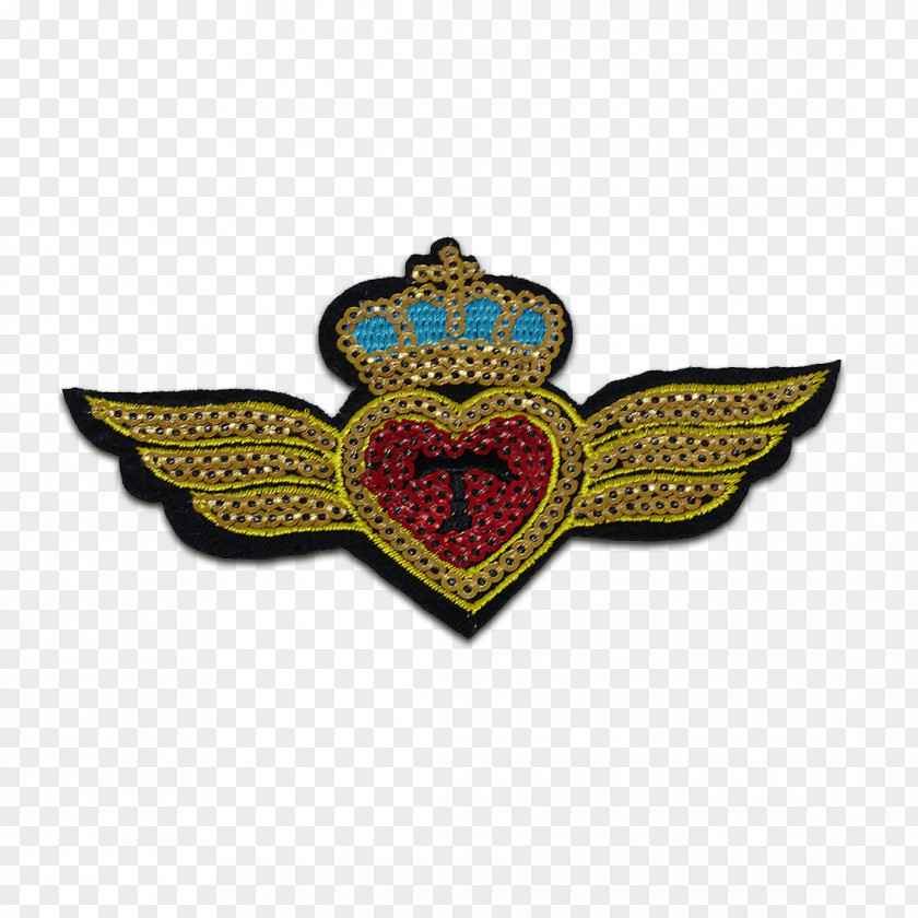 Krone Emoji Embroidered Patch Emblem Symbol Clothing Badge PNG