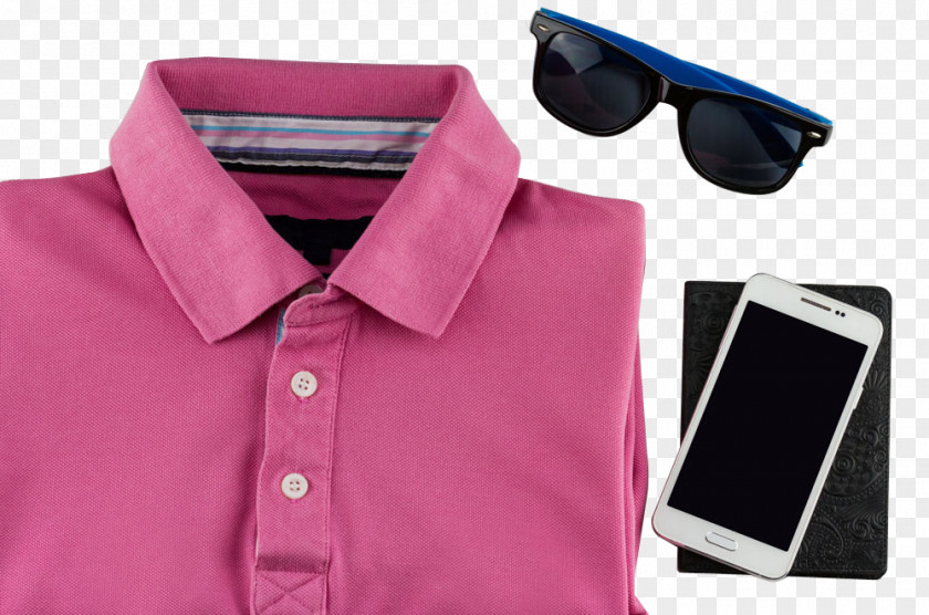 Polo Shirt With Mobile Phone Sunglasses Image T-shirt Ralph Lauren Corporation Clothing PNG
