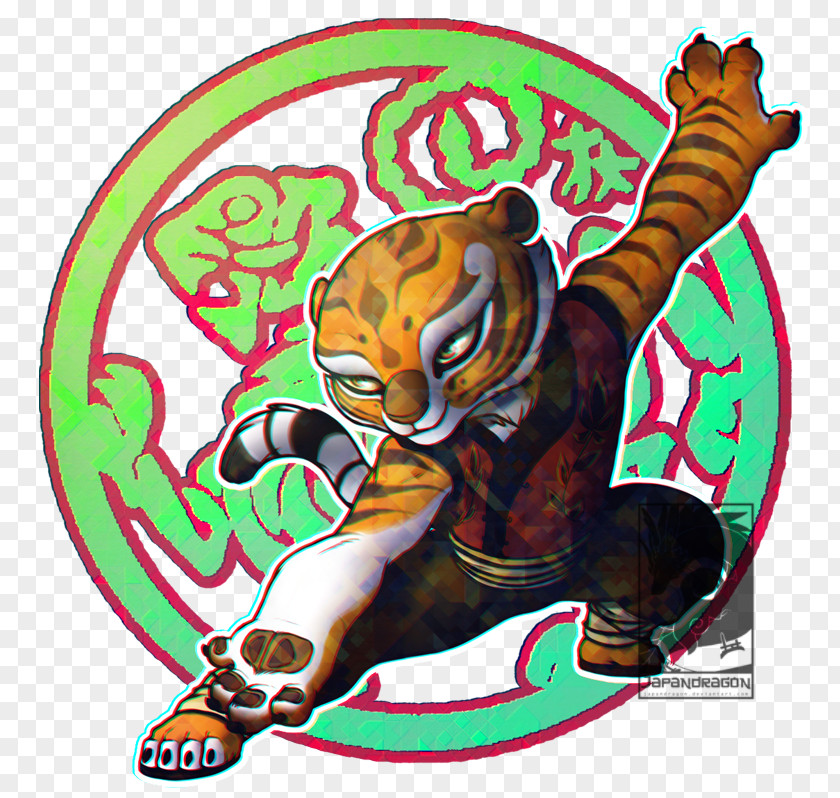 Tiger Tigress Po Kung Fu Panda Drawing PNG