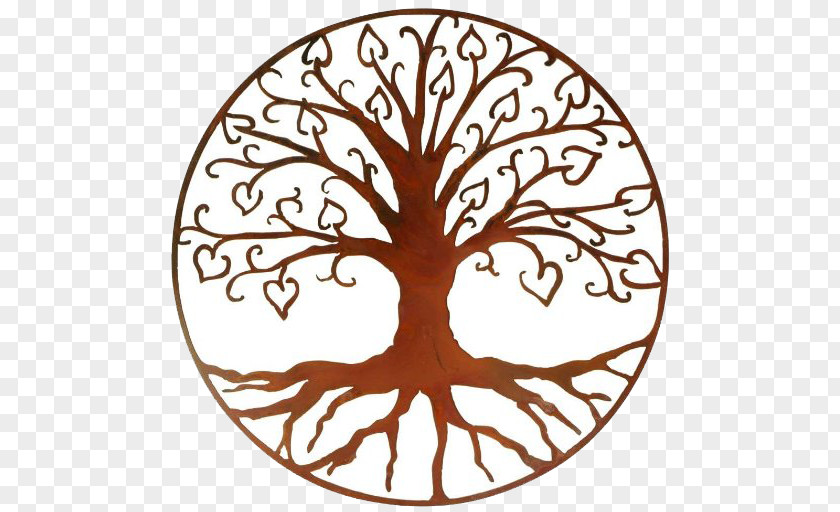 Tree Of Life Wall Decal Metal PNG
