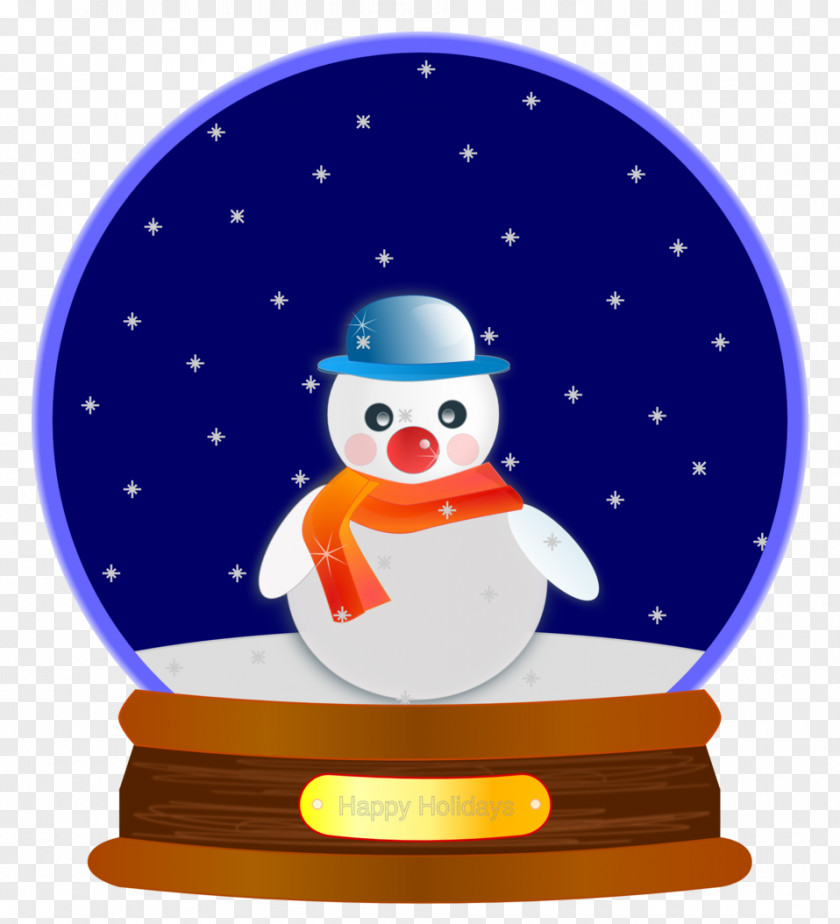 Christmas Snow Globes Tree Clip Art PNG