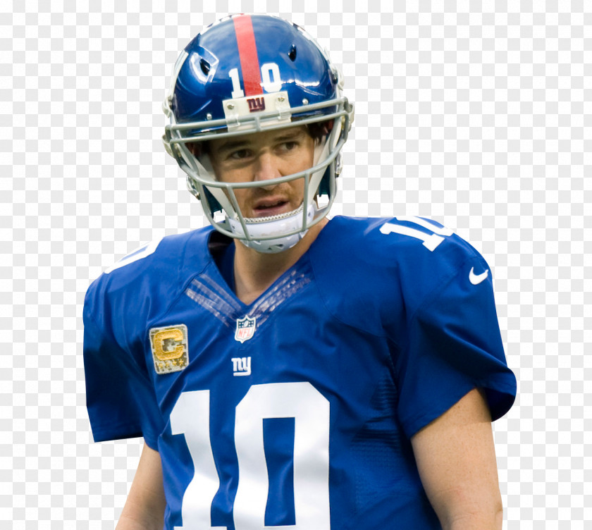 Eli Manning Super Bowl XLVI New York Giants Face Mask American Football PNG