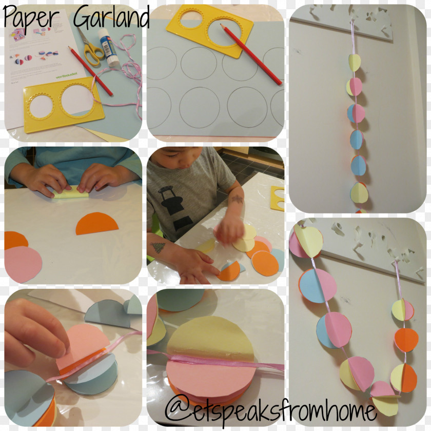 Paper Garland Plastic PNG