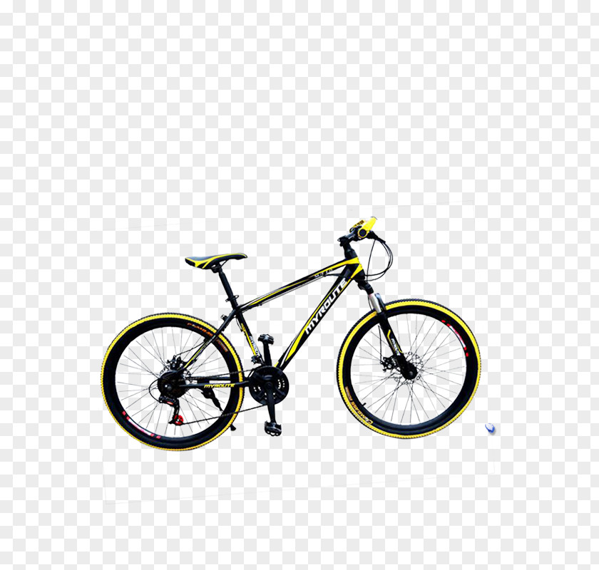 Yellow Bike Bicycle Frame Scott Sports Mountain Shop PNG