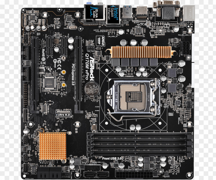Intel LGA 1151 ASROCK ASRock B150M PRO4S MicroATX PNG