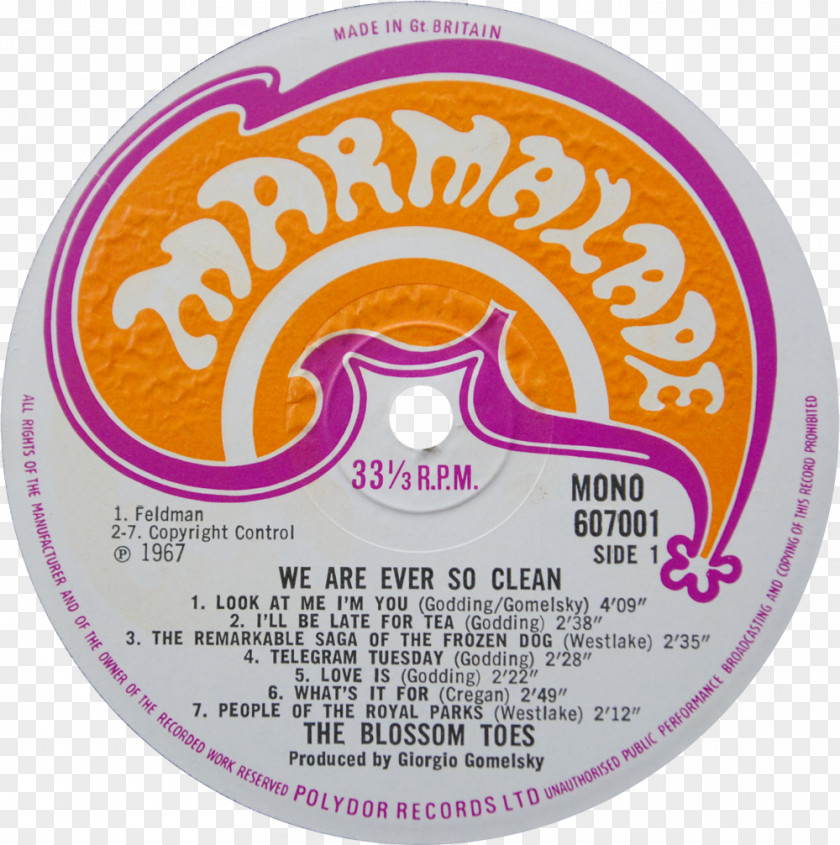 Label Blossom Black Panther Brian Auger And The Trinity Reflective Orange This Wheel's On Fire We Are Ever So Clean PNG