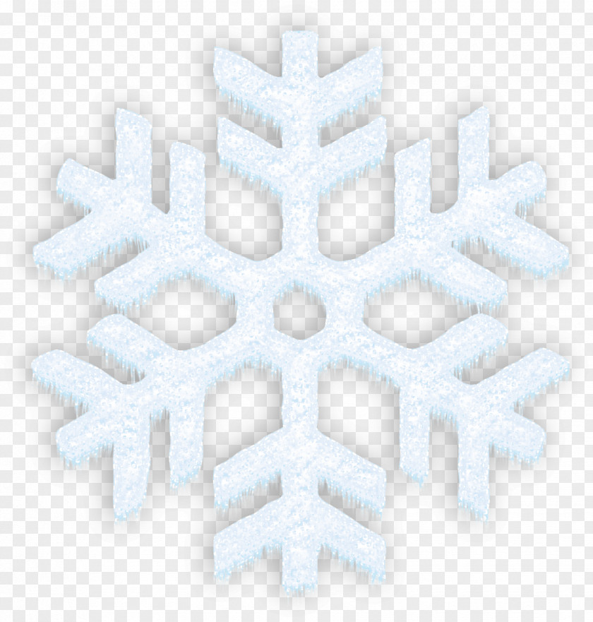 Snow White Snowflake Symmetry Pattern PNG