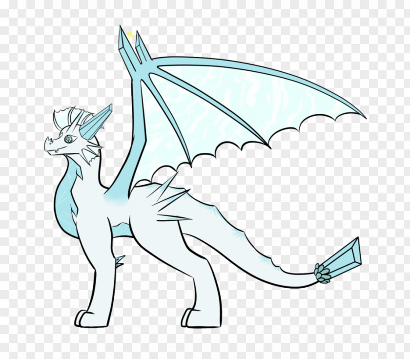 Anemone Line Art Cartoon Dragon Character PNG