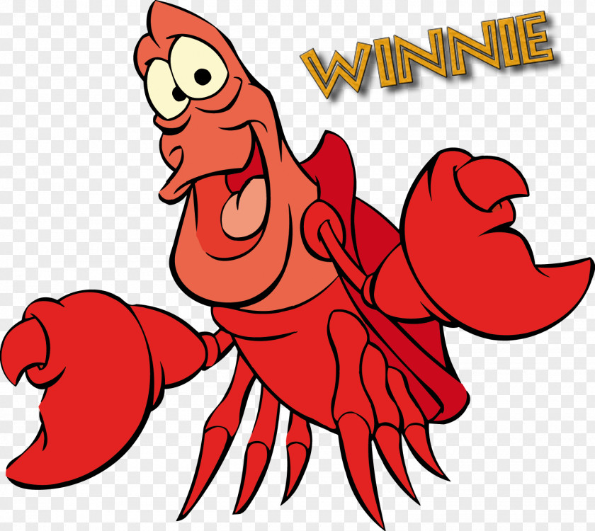 Lobster Sebastian Crab King Triton Clip Art PNG