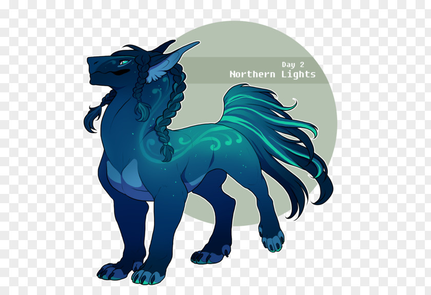 Northern Lights Horse Microsoft Azure Legendary Creature Animated Cartoon PNG
