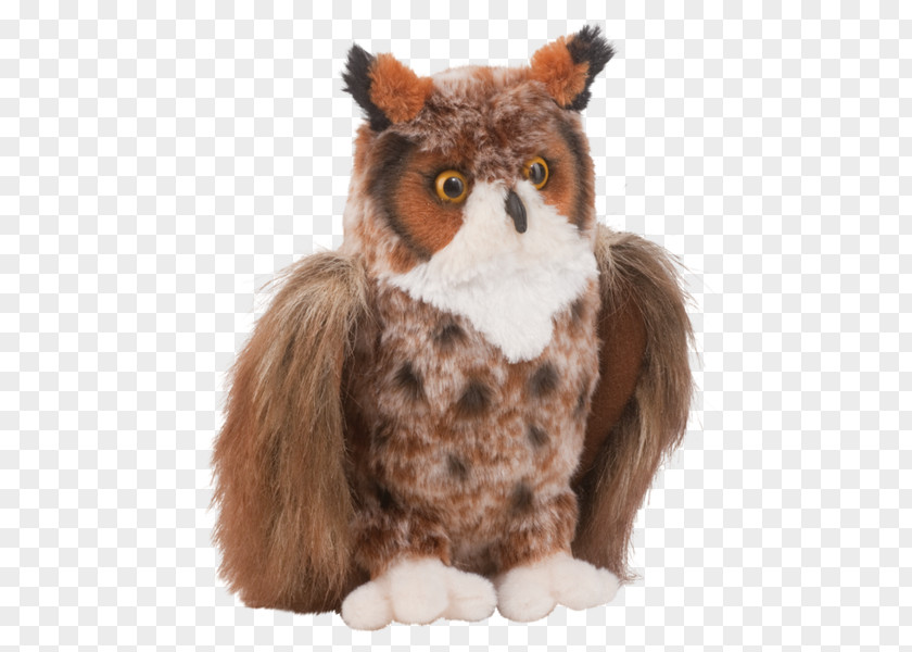 Owl Great Horned Stuffed Animals & Cuddly Toys Plush PNG