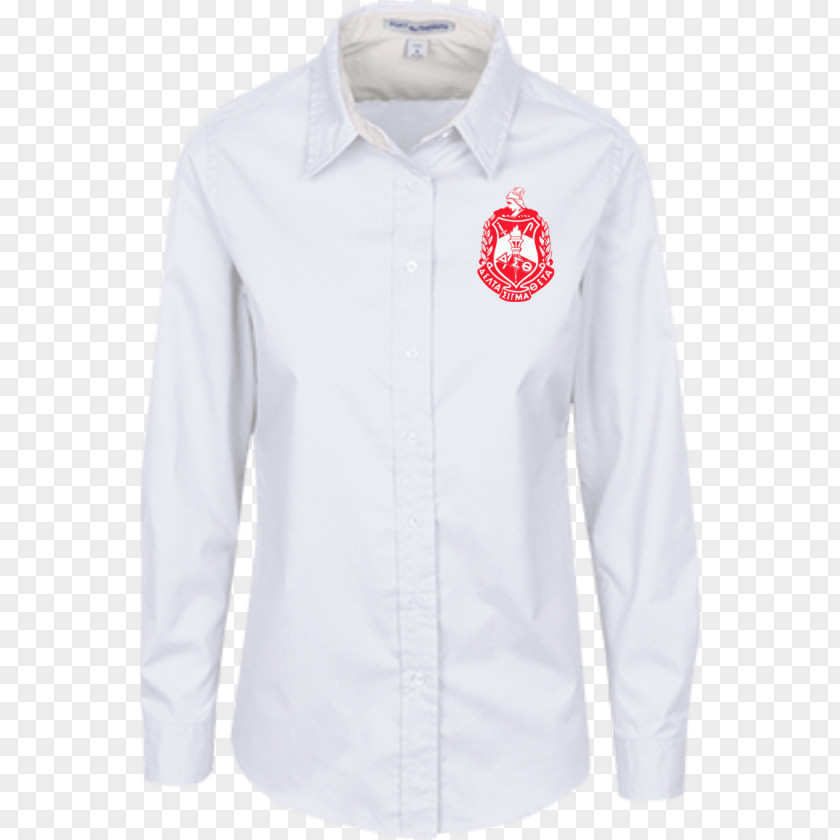 T-shirt Long-sleeved Dress Shirt Button PNG