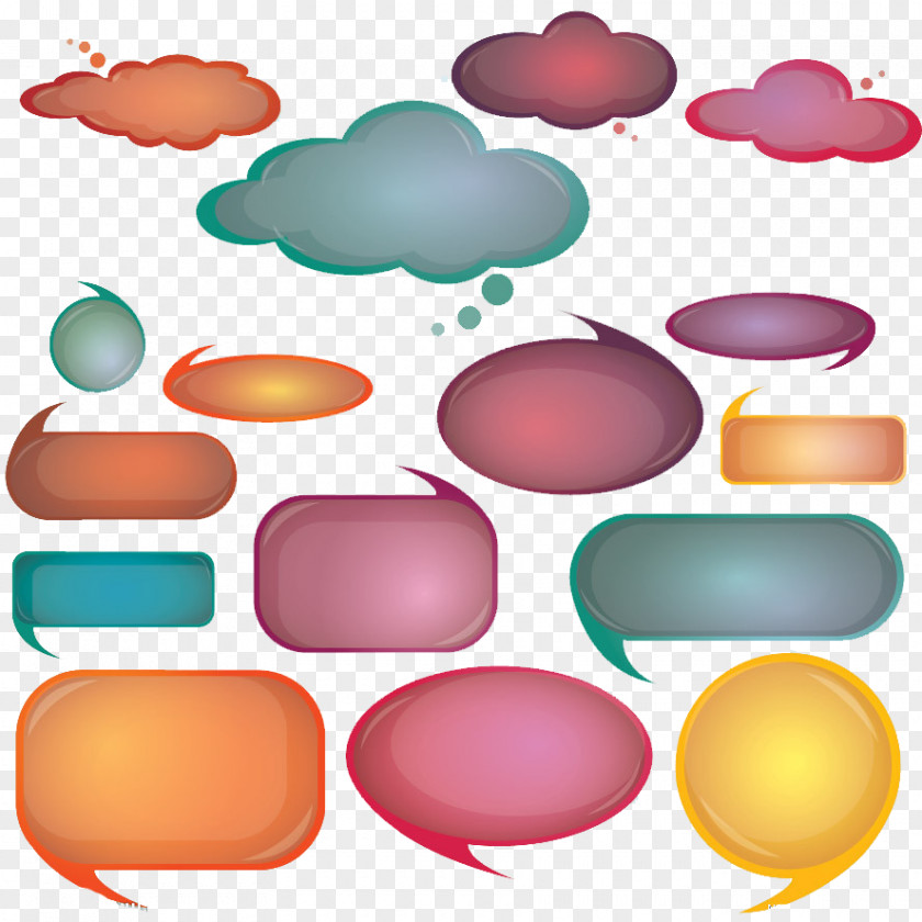 Dialog Bubbles Speech Balloon Bubble Cloud Clip Art PNG