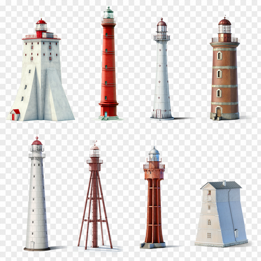 Lighthouse Brush Project Drawing PNG
