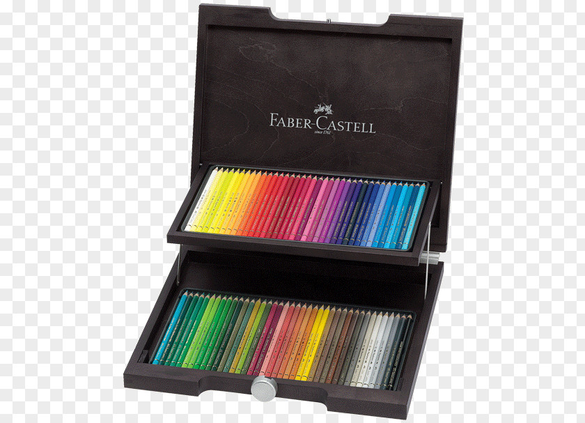 Pencil Box Colored Faber-Castell Wooden PNG